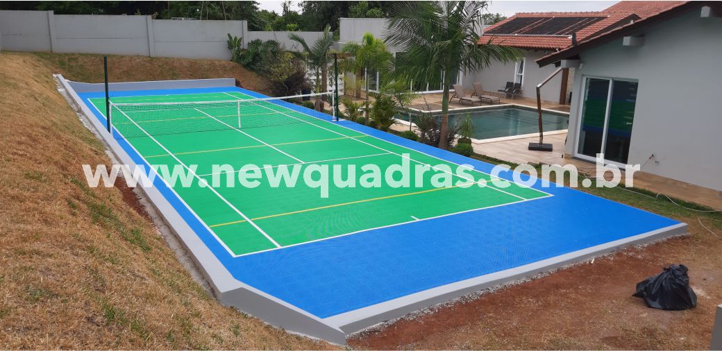 Quadra de Tenis Residencial - Despus